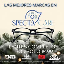 Lentes de ver disponibles en Specta Care